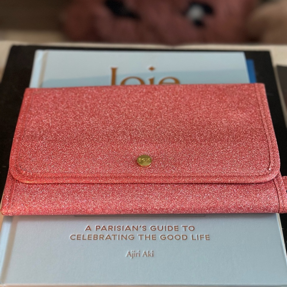 Stoney Clover Lane Pink Glitter Clutch